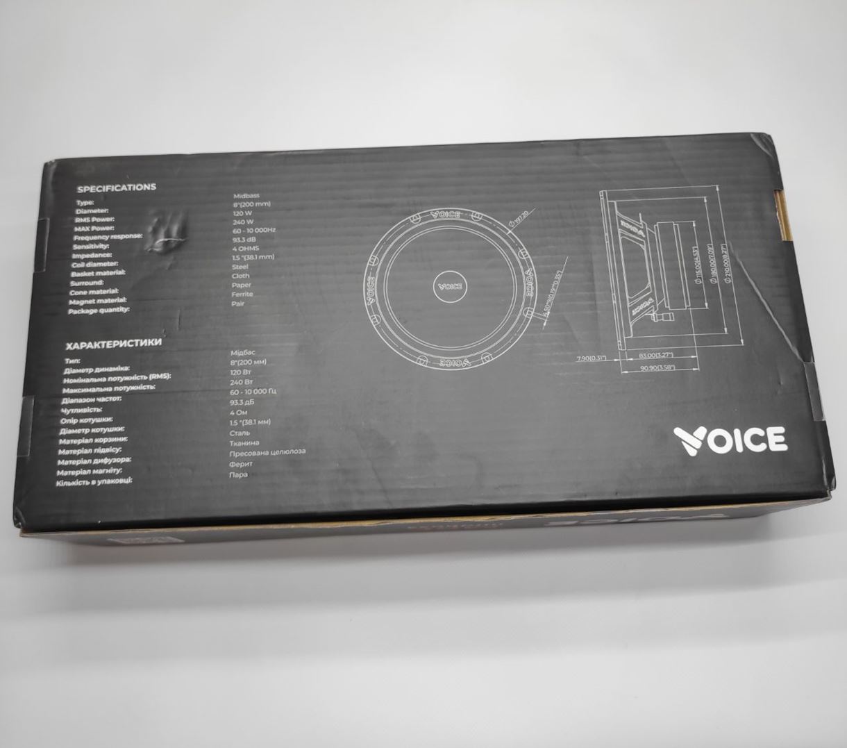 Естрадні мідбаси Voice M8E
