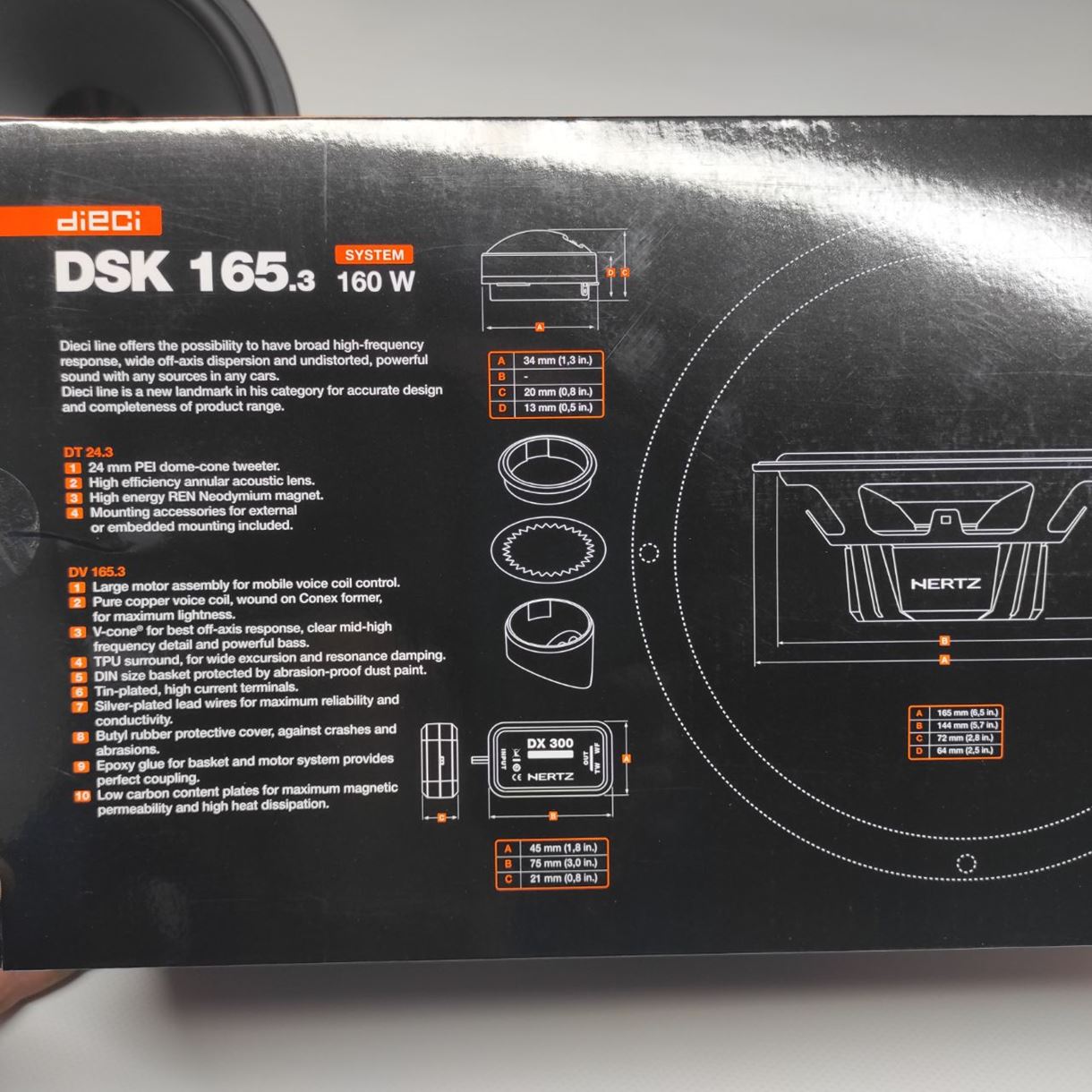 2-х компонентна акустика Hertz DSK 165.3