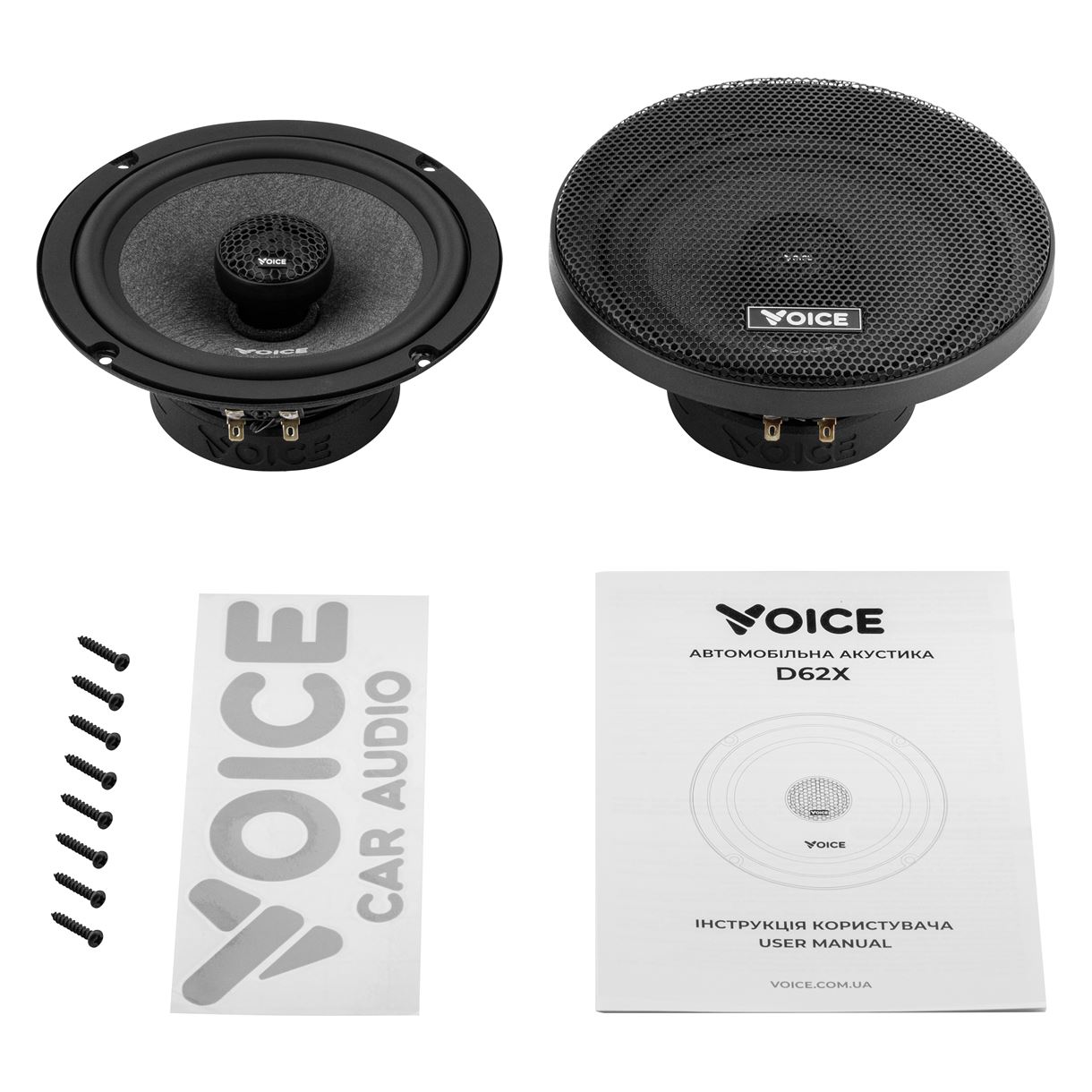 Коаксіальна акустика Voice D62X